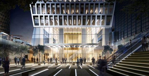 Entry to Hongqiao Central Park Office Building Development