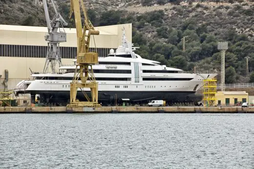 Yacht shipyard after building care Fraser