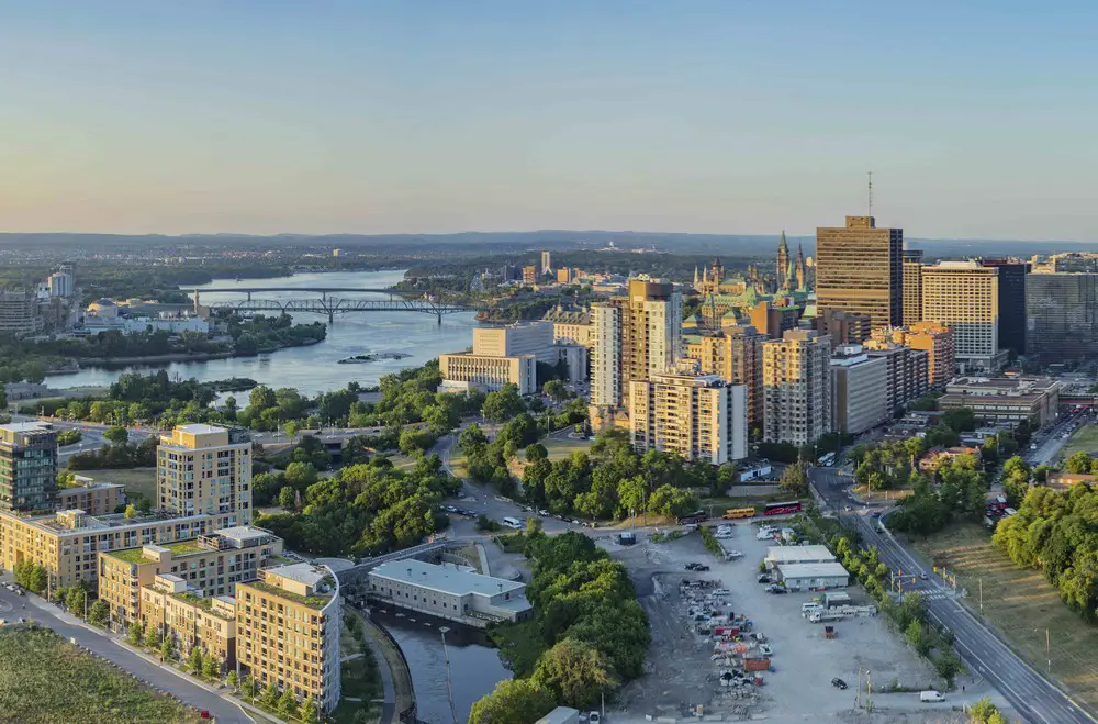 Aerial View of LeBreton Flats Site