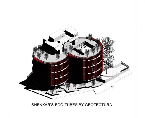 Eco-Tubes Azriel Faculty of Design’s Workshops Building