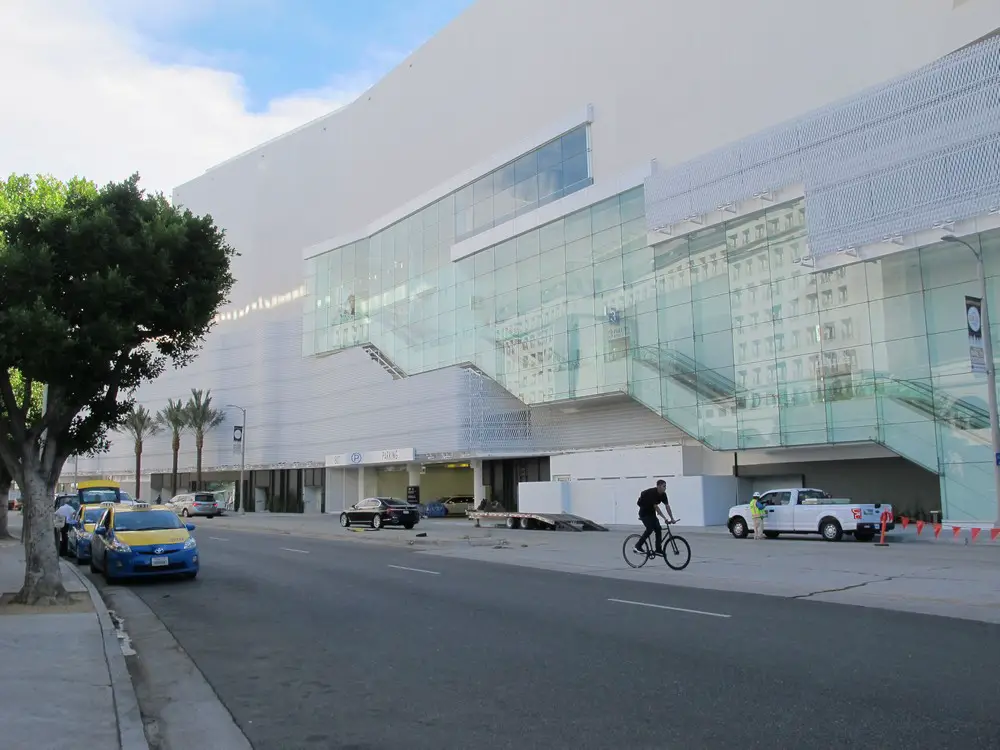 exterior of Beverly Center Shopping Mall Los Angeles October 2007