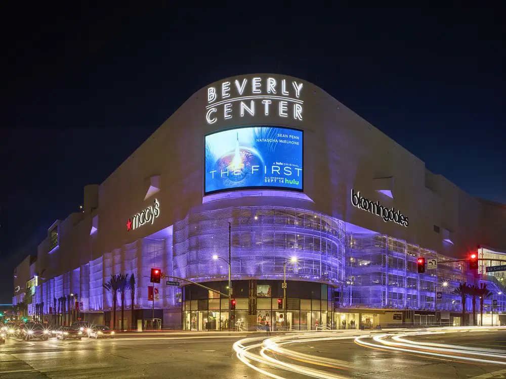 Beverly Center Lighting, Mall of the Stars - e-architect