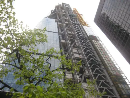 The Cheese Grater City of London skyscraper building construction