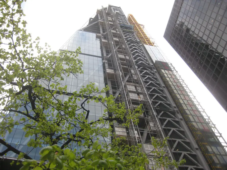 The Cheese Grater City of London skyscraper building construction