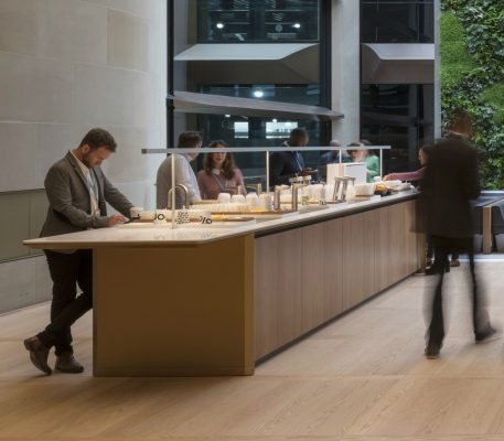 Corian takes its Place in the Prize winning Bloomberg HQ