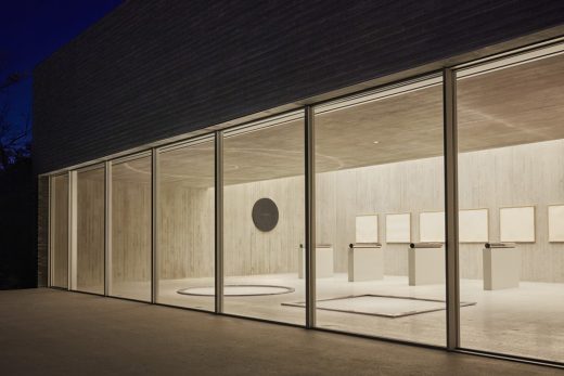 De Maria Pavilion Bridgehampton artwork building in New York, USA