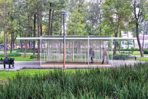 Ephemeral Pavilion in The Alameda Central of Mexico City