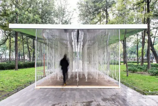 Ephemeral Pavilion in The Alameda Central of Mexico City