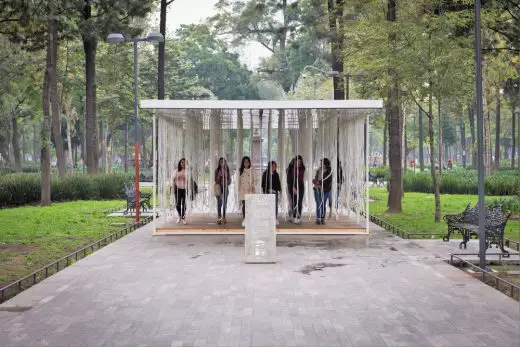 Ephemeral Pavilion in The Alameda Central of Mexico City