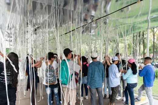 Ephemeral Pavilion in The Alameda Central of Mexico City