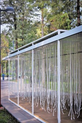 Ephemeral Pavilion in The Alameda Central of Mexico City