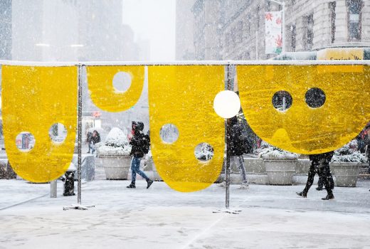 Happy on Flatiron North Public Plaza NY