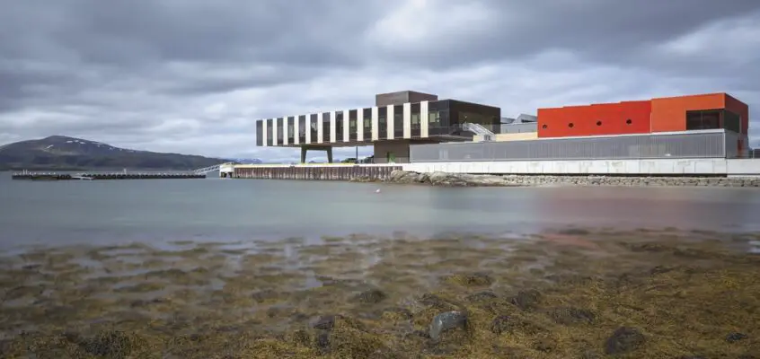 Holmen Industrial Area in Vesterålen, Norway