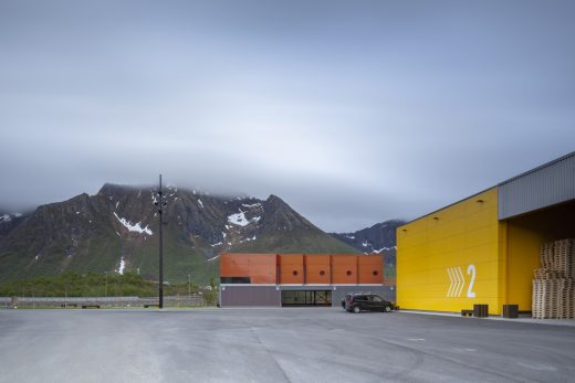 Holmen Industrial Area in Vesteralen Norway