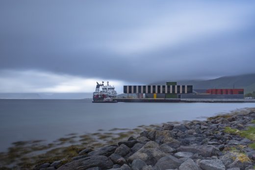 Holmen Industrial Area in Vesteralen Norway