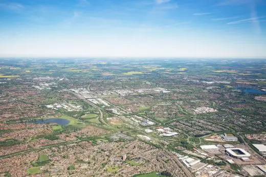 Milton Keynes aerial photograph