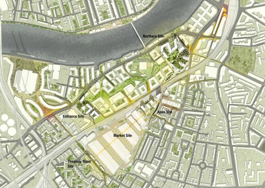 New Covent Garden Market Masterplan London plan layout