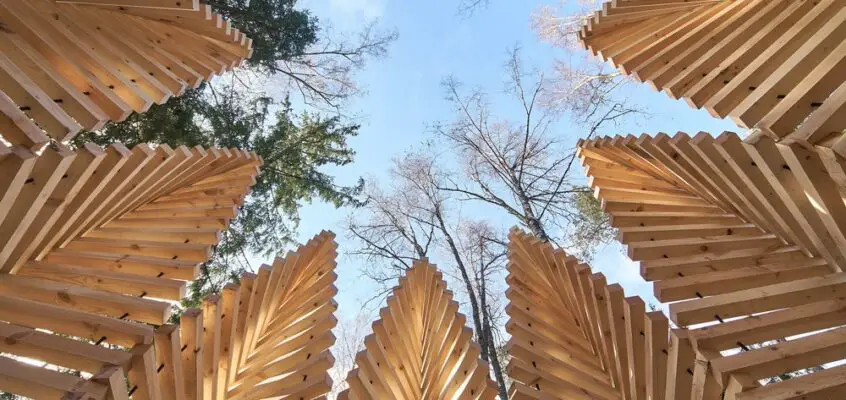 Pavilion Uguns in Nature park Numernes Valnis