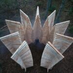 Pavilion Uguns in Nature Park Numernes Valnis, Riga