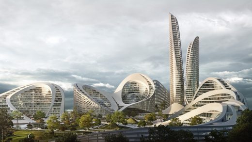 Rublyovo Arkhangelskoye Smart City near Moscow building design by Zaha Hadid Architects