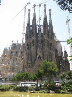 Sagrada Familia by architect Antoni Gaudi