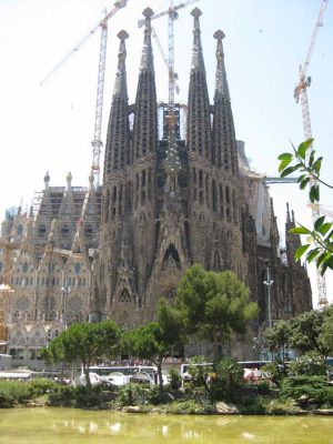 Sagrada Familia by architect Antoni Gaudi