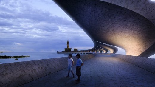 Thiruvalluvar project in Kanyakumari, India