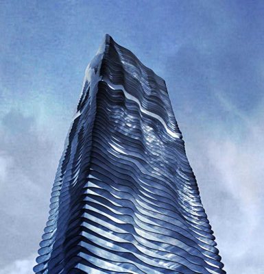 Aqua Tower Chicago skyscraper design