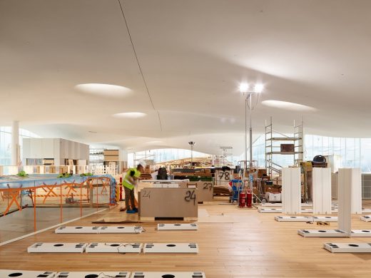 Helsinki Central Library Oodi building interior