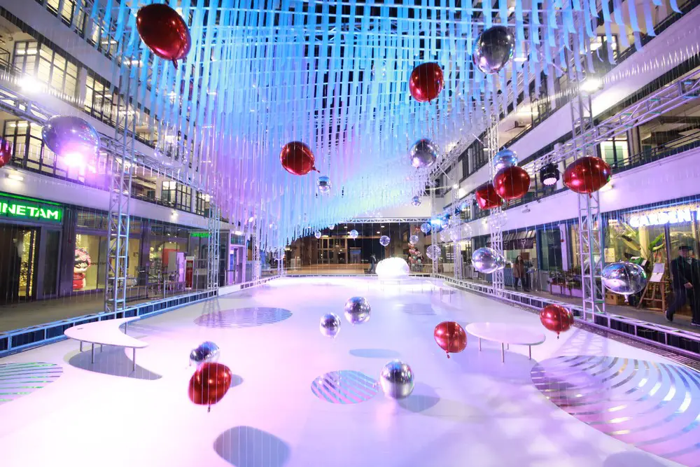 Floating Christmas Pavilion in HK