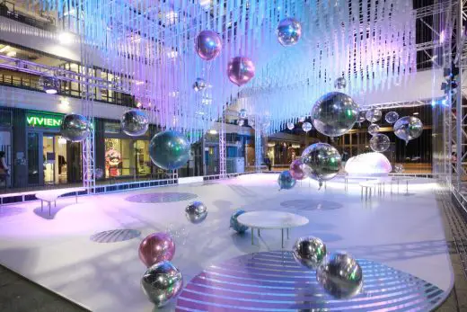 Floating Christmas Pavilion in HK