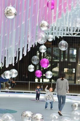 Floating Christmas Pavilion in HK