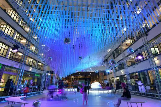 Floating Christmas Pavilion in HK