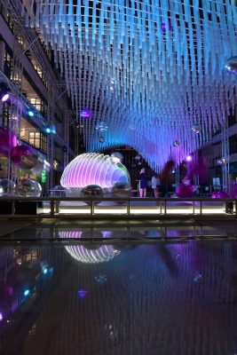 Floating Christmas Pavilion in HK