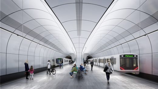 Fornebubanen Metro Line Stations in Oslo