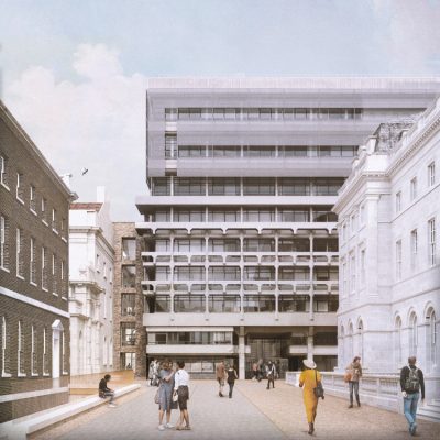 152–158 Strand Kings College’s Strand Campus Building design proposal by Hall McKnight