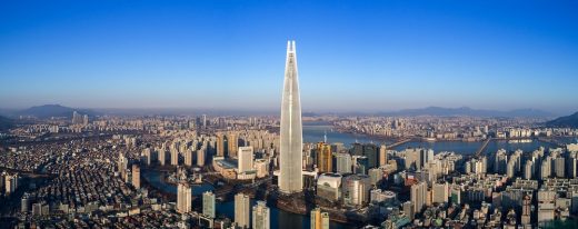 Lotte World Tower in Seoul, South Korea