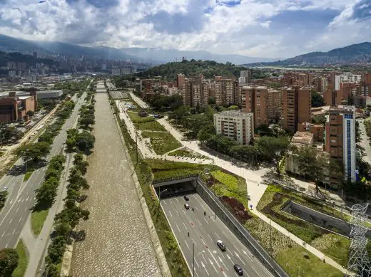 Medellin River Parks Botanical Park Master Plan Colombia building developments