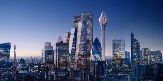 The Tulip City of London Tower building design by Foster + Partners