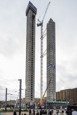 World's Tallest Modular Buildings construction in Croydon London