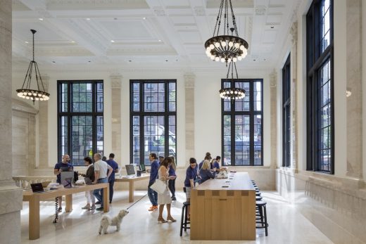 Apple Store Madison Avenue Shop interior NYC by Bohlin Cywinski Jackson