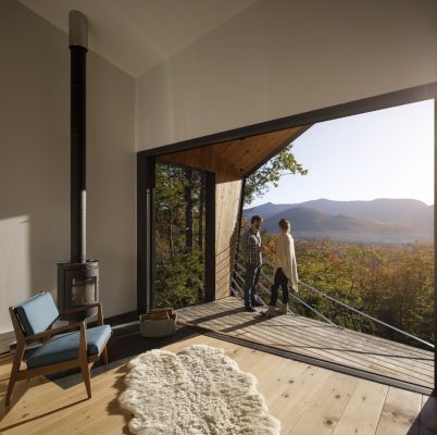 Cabin on a Rock in the White Mountains