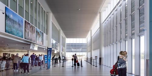 Charleston International Airport Terminal Redevelopment building