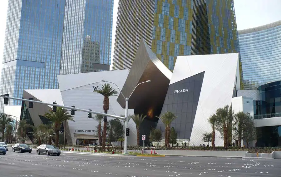 Crystals at #citycenter in Las Vegas. the building was designed by Daniel  Libeskind and the in…