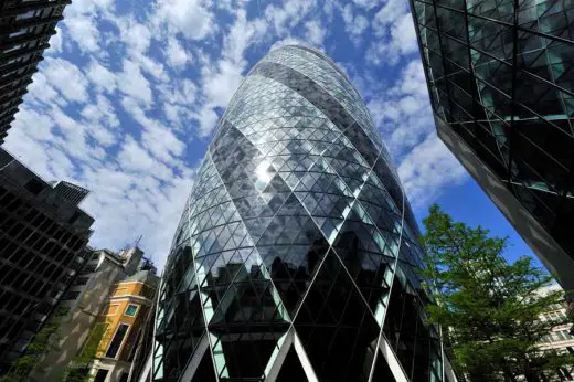 Gherkin London 30 St Mary Axe Swiss Re Building