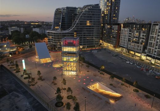 New underground Sydney library on Green Square