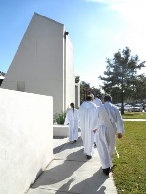 St. Pius X Catholic Church Chapel and Prayer Garden in New Orleans