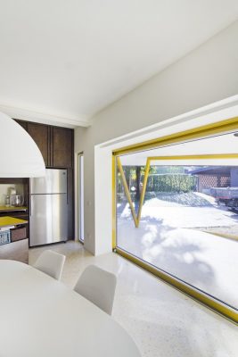 Yellow and Terrazzo House in Bulciago