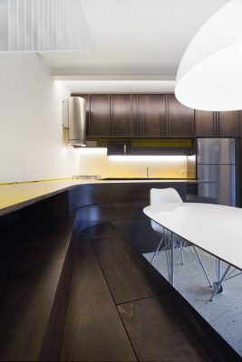 Yellow and Terrazzo House in Bulciago