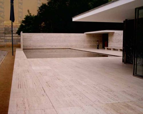 Barcelona Pavilion Mies van der Rohe building